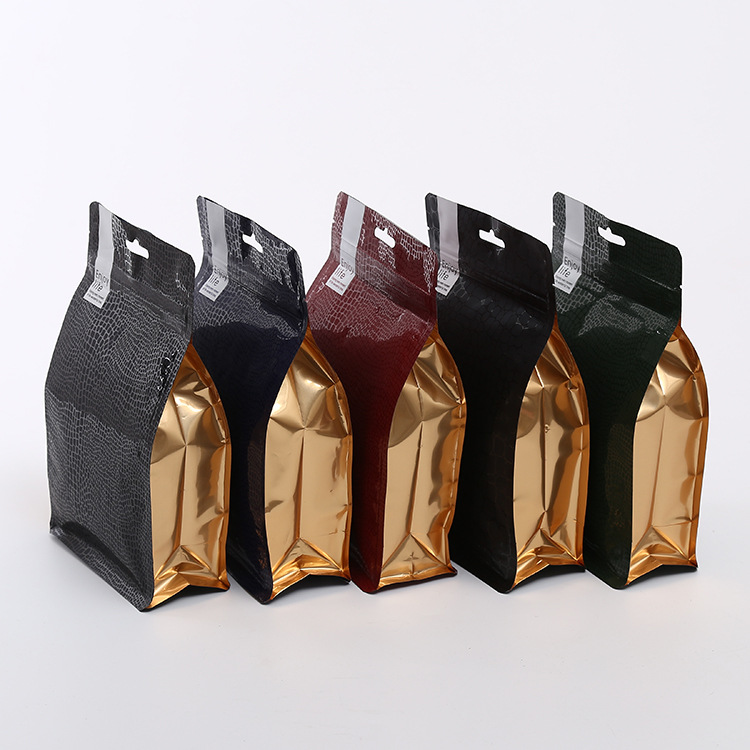 食品包裝_誠(chéng)信廠家提供鋁箔包裝袋手提式八邊封無(wú)印食品袋食品